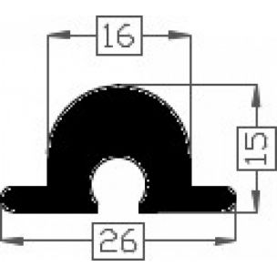 Inschuiffender 26x15mm