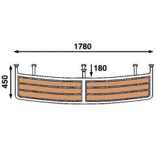 Zwemplateau buisdiameter: 32mm